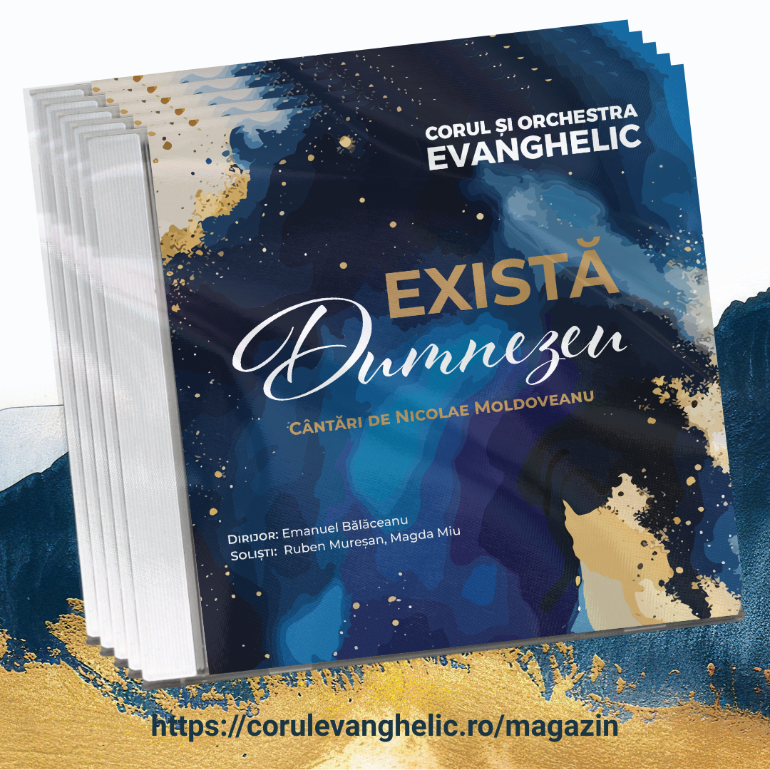 SET 5 CD Există Dumnezeu - Cântări de Nicolae Moldoveanu | Corul și Orchestra EVANGHELIC (2025)